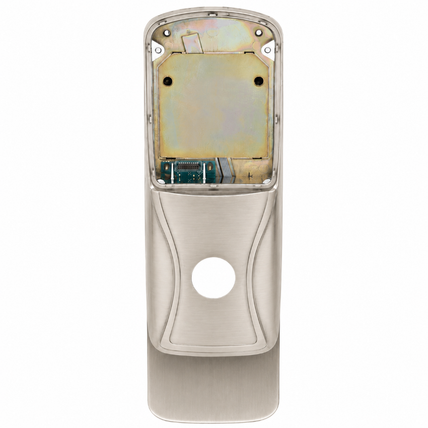 Schlage 47260731 Exit exterior escutcheon 10-piece bulk pack in 619 satin nickel
