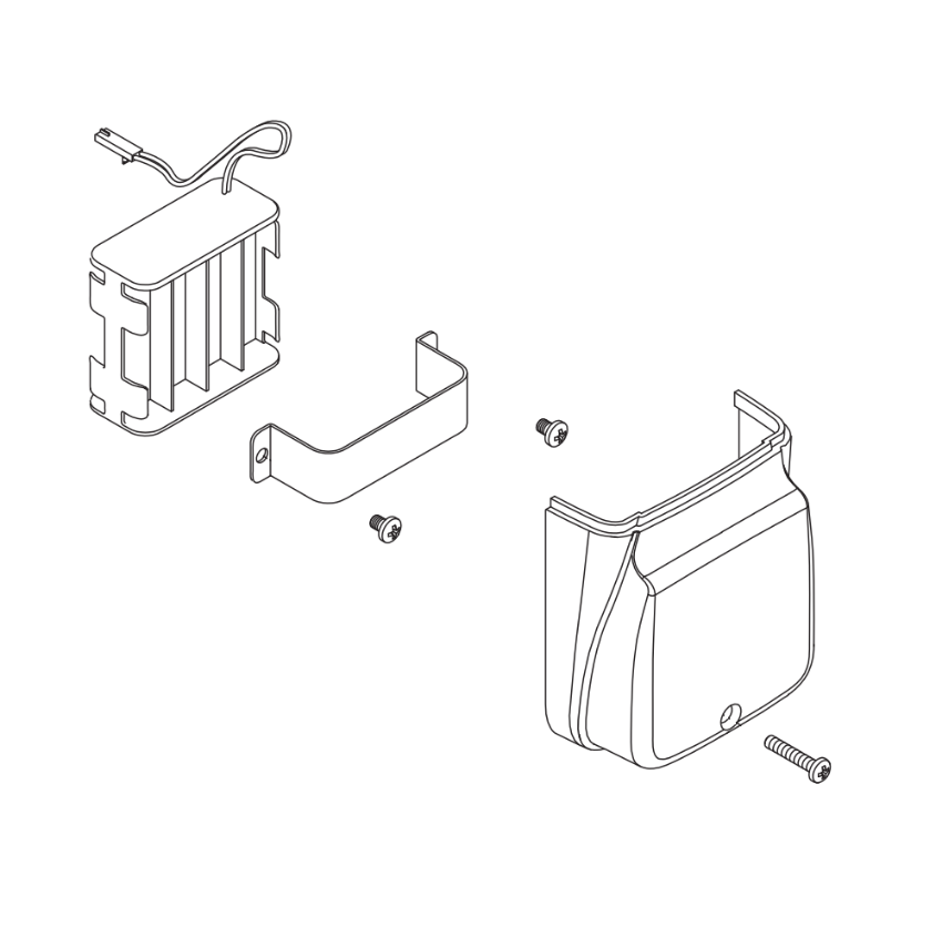 Schlage 8B 8AA Battery Holder and Cover Kit