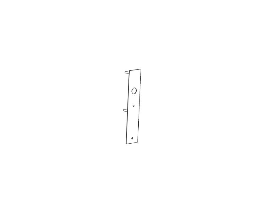 Detex 102217-9 03C Wide Trim Pullplate