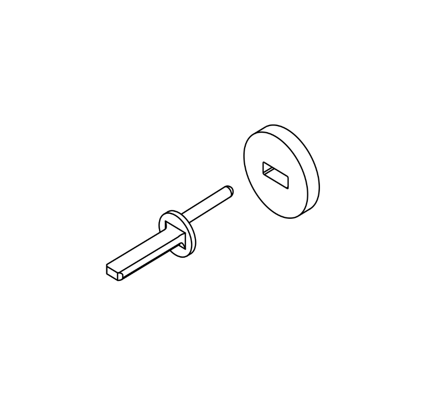 Schlage XN12-292 Sargent XC SFIC Tailpiece