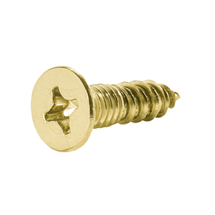 Schlage C203-736 606 Satin Brass ANSI Strike Screw Pack
