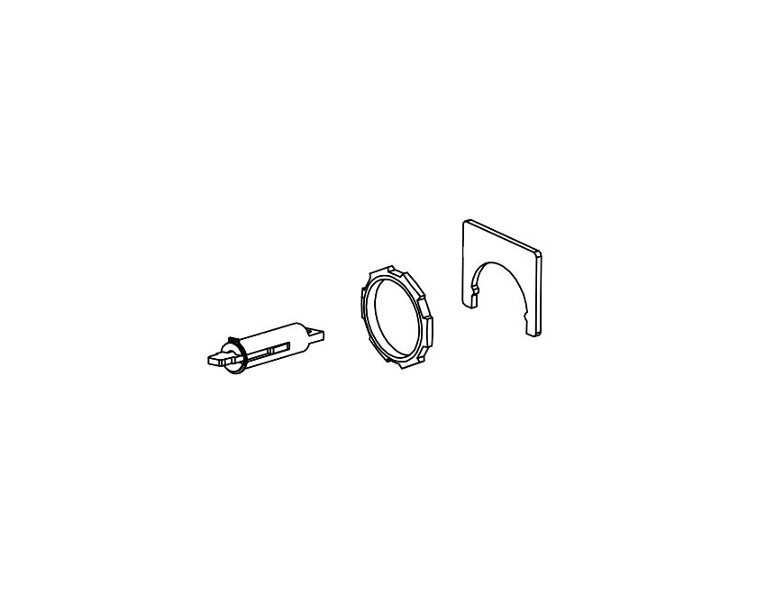 Detex 105673-5 CVR Lever Trim Hardware Kit