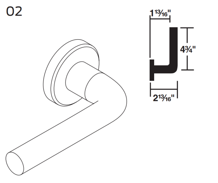Picture of 09-402 02 Inside Lever For L Series
