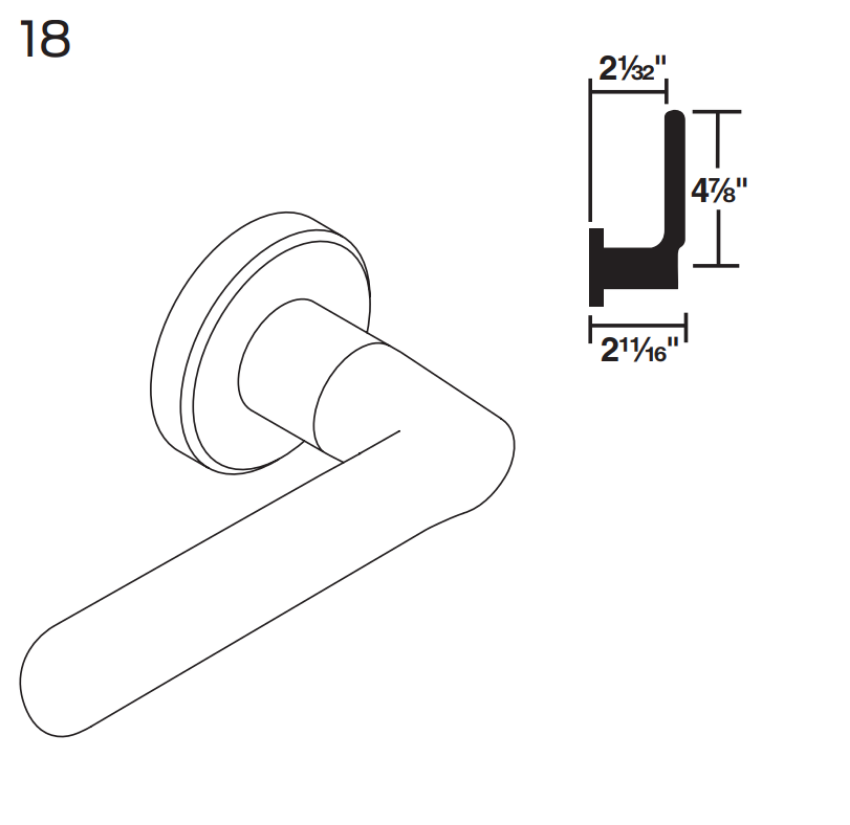 Picture of 09-402 18 Inside Lever For L Series