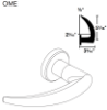 Picture of 09-402 OME Inside Lever For L Series