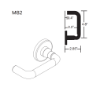 Picture of 09-402 M82 Inside Lever For L Series