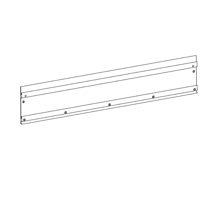 Detex 106759-7 AO19 Channel, Cover, and Hanger Assembly 45.5 inch Left Hand