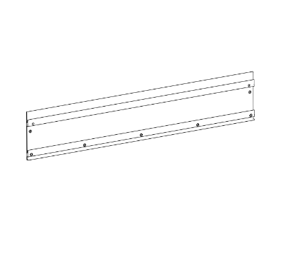 Detex 106759-17 AO19 Channel Cover and Hanger Assembly 52 Inch Left Hand