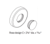 Picture of 09-508 C Blank Rose for L Series Outside Lever