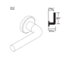 Picture of 09-506 02 Outside Lever Assembly For L Series
