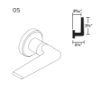 Picture of 09-506 05 Outside Lever Assembly For L Series