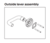 Picture of 09-506 05 Outside Lever Assembly For L Series