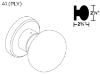 Picture of 09-506 41 Outside Lever Assembly For L Series