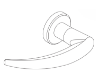 Schlage 09-506 OME outside lever assembly for L Series