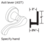 Picture of 09-506 AST Outside Lever Assembly For L Series