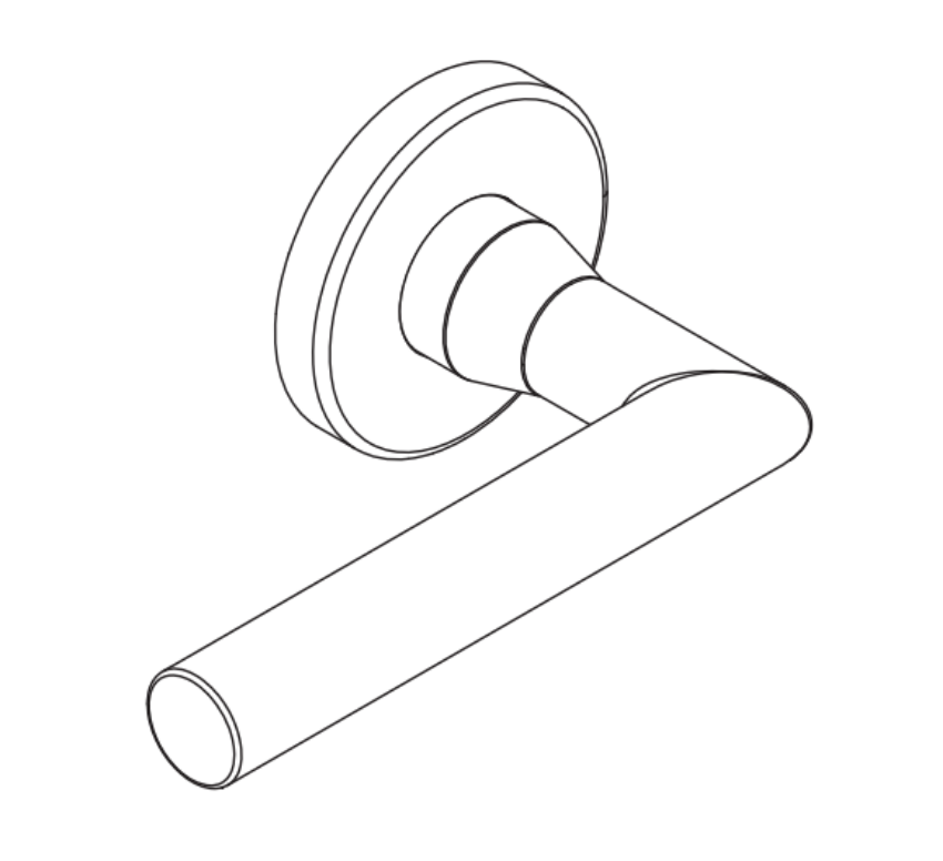 Schlage 09-506 M52 outside lever assembly for L Series