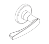 Schlage 09-506 M56 outside lever assembly