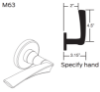 Picture of 09-506 M63 Outside Lever Assembly For L Series