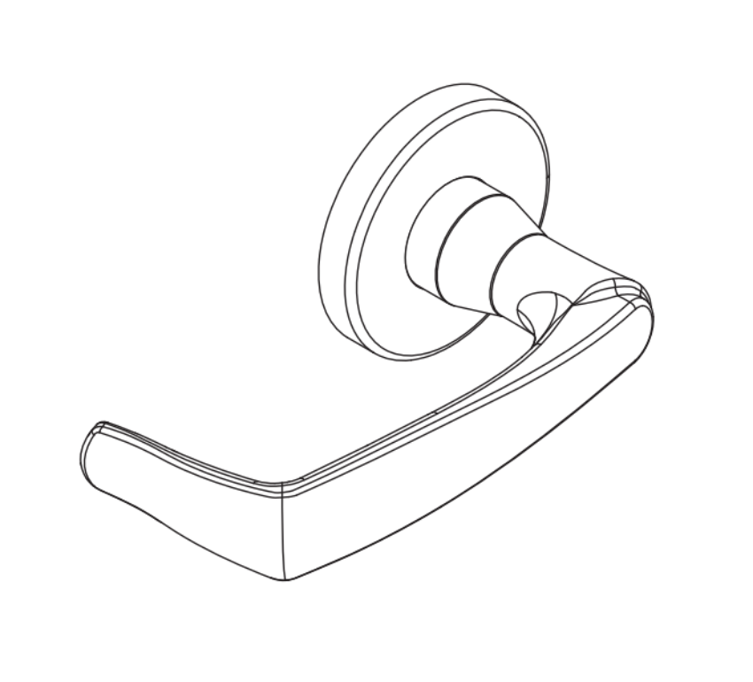 Schlage 09-506 M83 Outside Lever Assembly for L Series