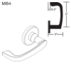 Picture of 09-506 M84 Outside Lever Assembly For L Series