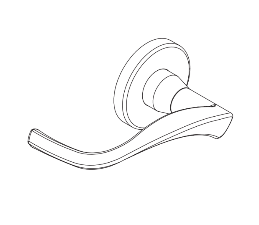 Schlage 09-506 M85 outside lever assembly for L Series