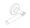 Schlage 09-506 M57 Outside Lever Assembly for L Series