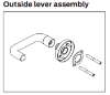 Picture of 09-506 M57 Outside Lever Assembly For L Series