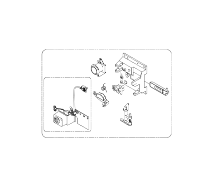 Detex ECL-243PH mechanism assembly