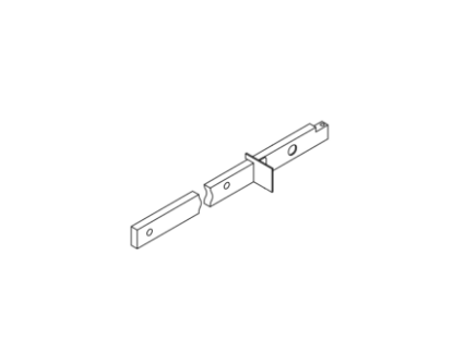 Detex ECL-332 Short Paddle Bar