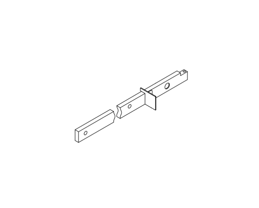 Detex ECL-332 Short Paddle Bar