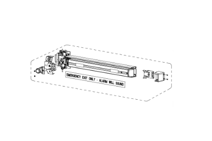 Detex 105431-4 S&R ECL-230X Core Assembly TDB H