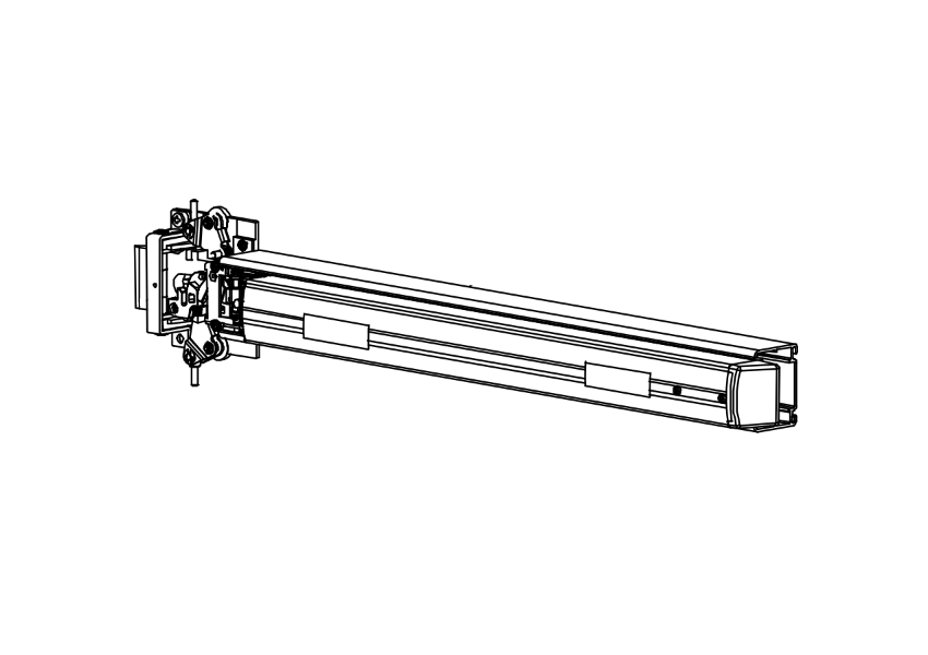 Detex 105432-3 internal pushpad assembly