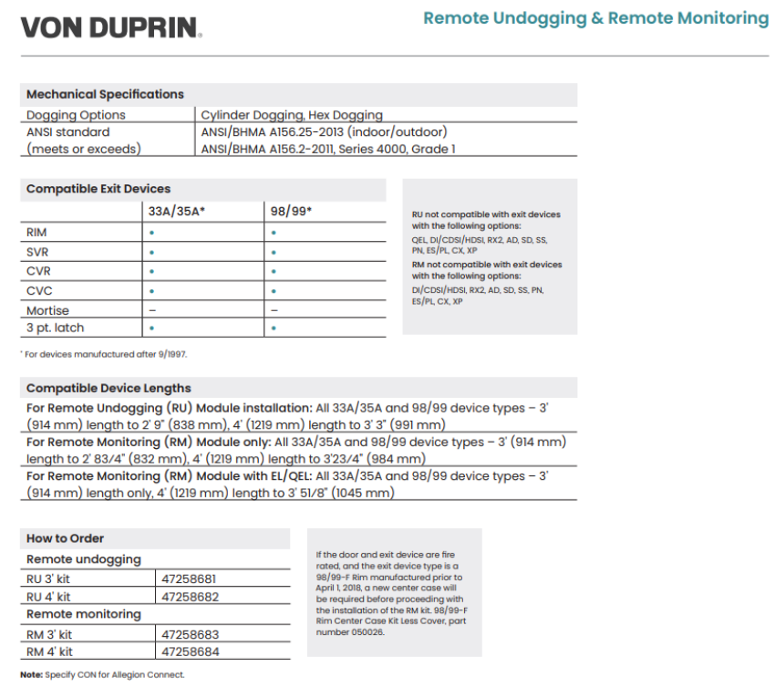 Picture of 47258683 Remote Monitoring (RM), 36" Devices