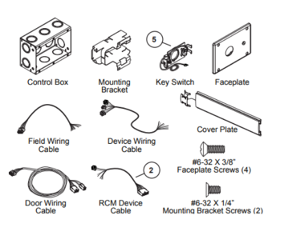 Von Duprin 040199 RCM Kit Less Module for CX35/98