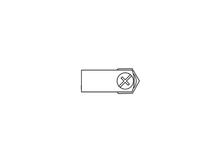 Detex 102966 Cover Lock and Key