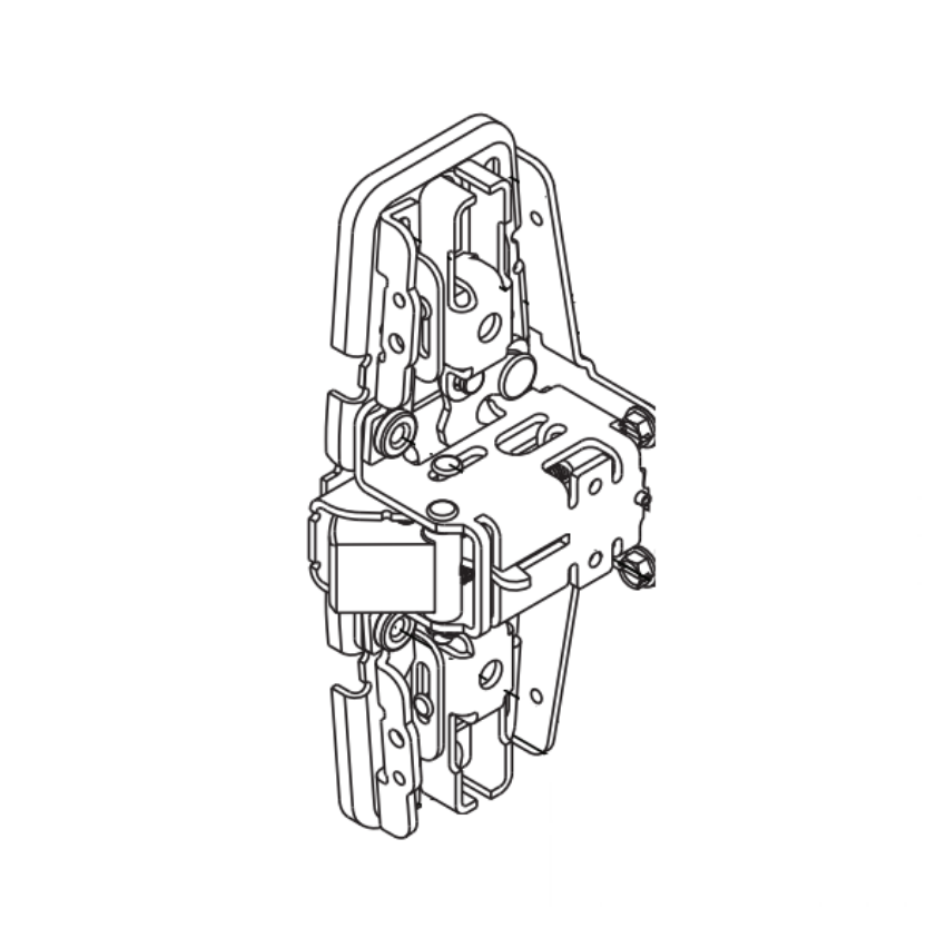 Von Duprin 101024 RHR Center Case Less Cover genuine OEM replacement part