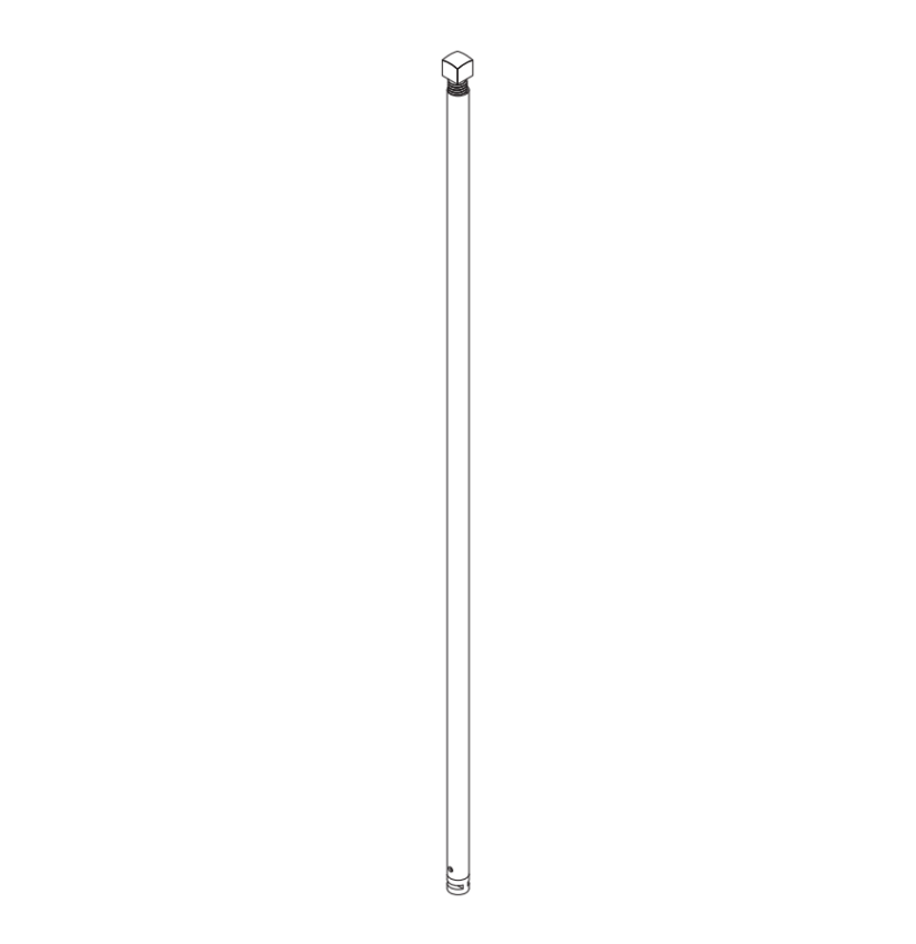Von Duprin 101026 Bottom Rod genuine OEM replacement for WS98 and WS99 Windstorm surface vertical rod exit devices