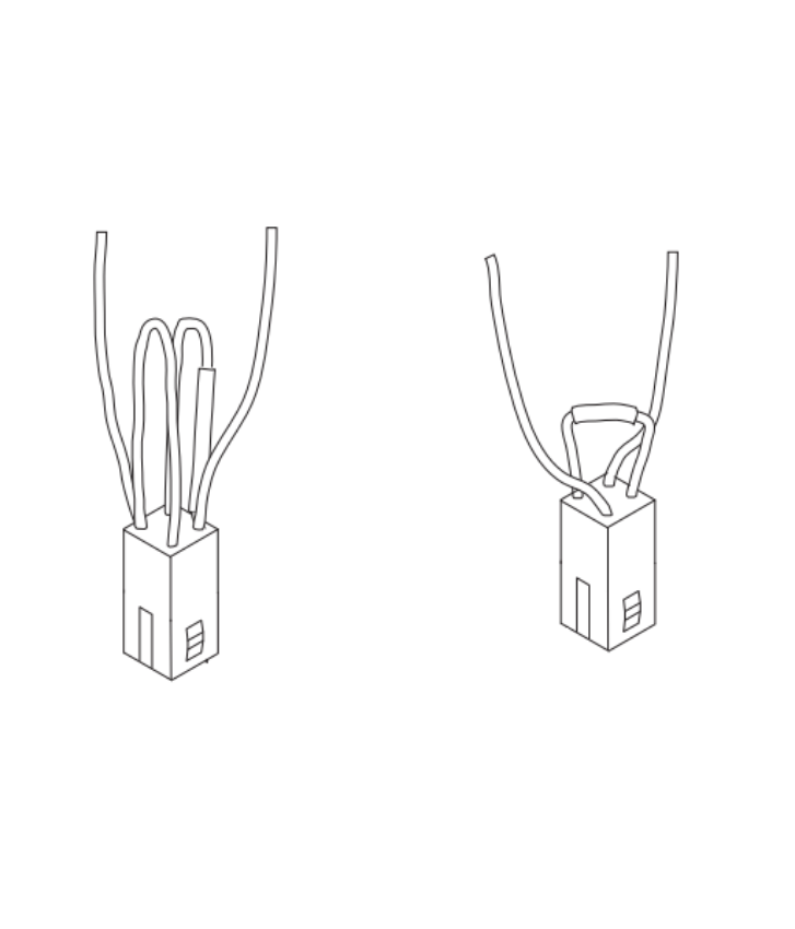 Von Duprin 050803 6300 Strike Wire Harness Kit cable pigtail kit for 6300 Series electric strikes