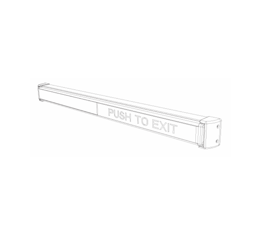 Schlage P972772-313 Standard Pushbar 36 inch Dark Satin Bronze for 672 and 692 Series
