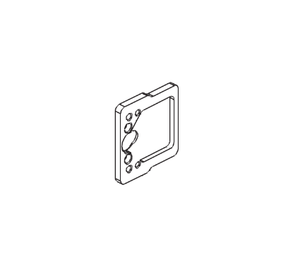 Schlage P900275-BLK Spacer Adapter Black