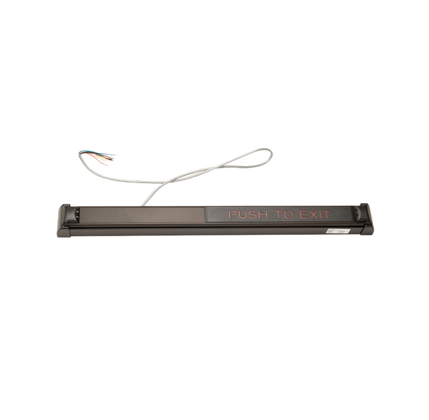 Schlage 672 TouchBar Request-to-Exit 313 Dark Bronze