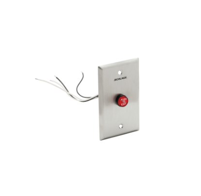 Schlage 701RDEXILL Illuminated Red Button - Standard