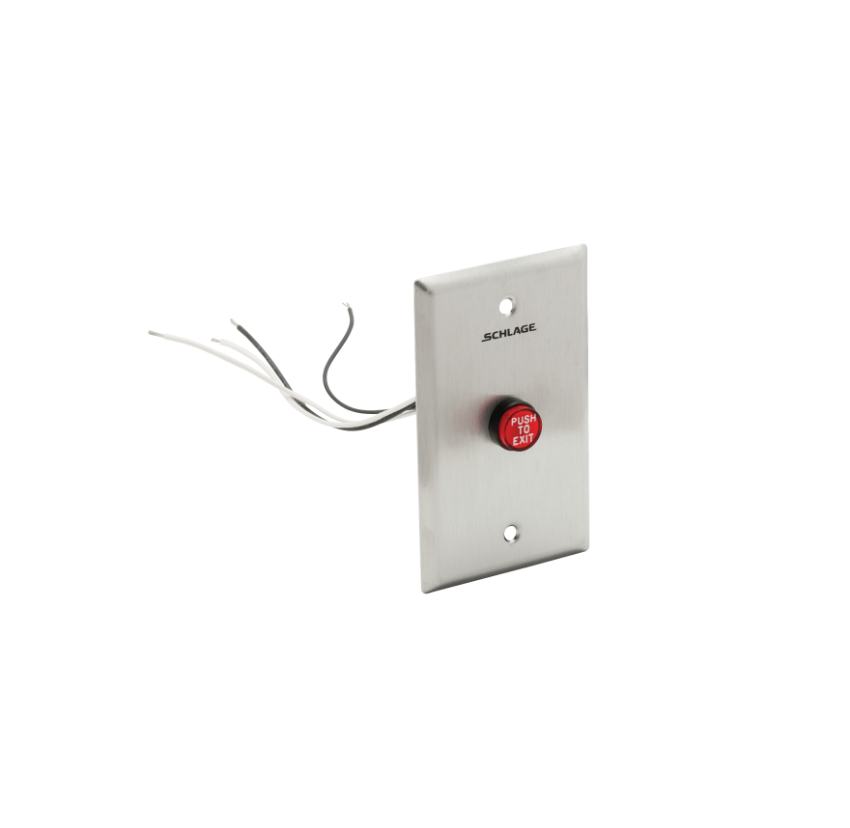 Schlage 701RDEXILL Illuminated Red Button - Standard