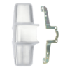 Von Duprin 050691 XP98/99/-F Center Case Cover Kit in US28 Satin Aluminum
