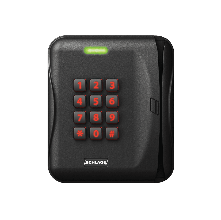 Schlage MTMSK15-485 Wall Mount Magnetic Stripe Reader with Keypad