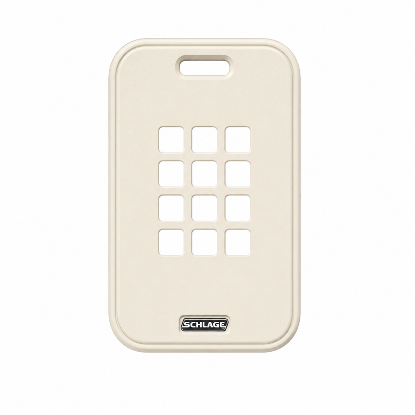 Schlage 47317574 Single Gang with Keypad Reader Cover, Cream