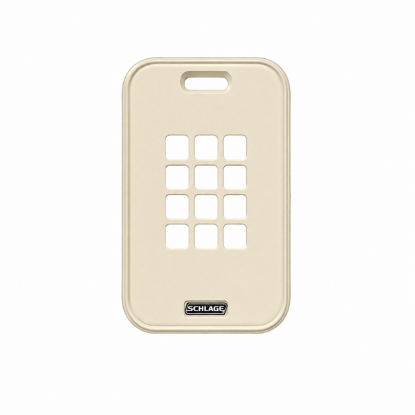 Schlage 47317573 C1 Single Gang with Keypad Reader Cover, Cream