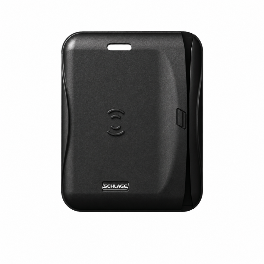 Schlage 47317575 C1 Single Gang Magnetic Stripe Reader Cover, Black