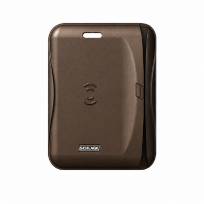 Schlage 47317576 C1 Single Gang Magnetic Stripe Reader Cover, Warm-Tone Brown
