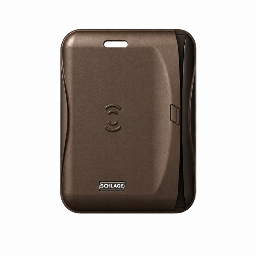 Schlage 47317576 C1 Single Gang Magnetic Stripe Reader Cover, Warm-Tone Brown